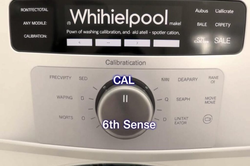 Kalibracja czujników 6th Sense w pralce Whirlpool