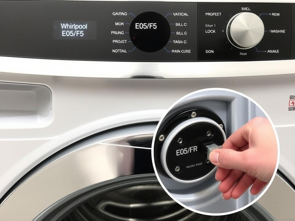 Naprawa błędu E05/F5 w pralce Whirlpool