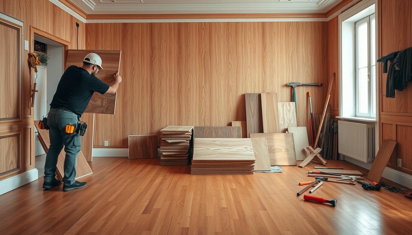 demontaż boazerii cena