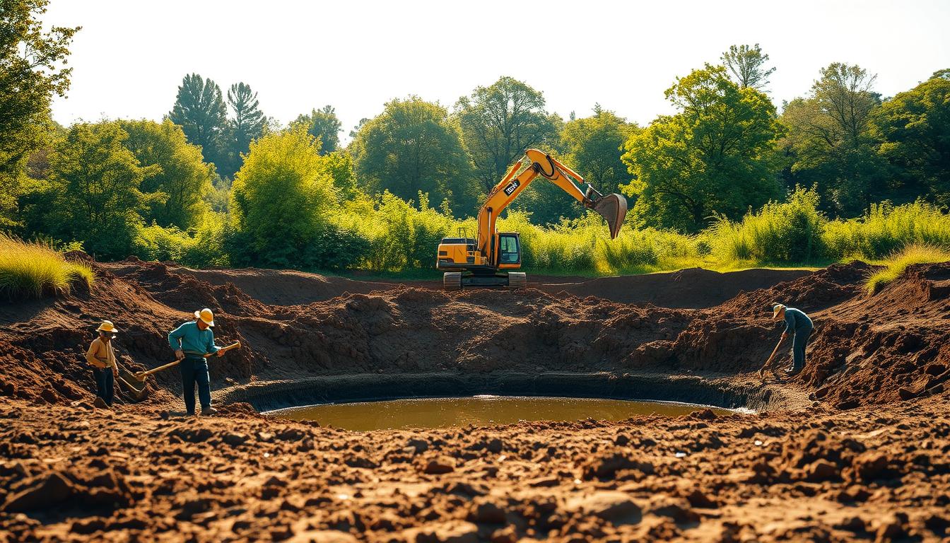 ile kosztuje wykopanie stawu