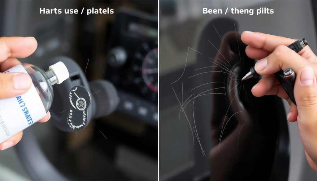 Błędy przy usuwaniu rys z plastiku