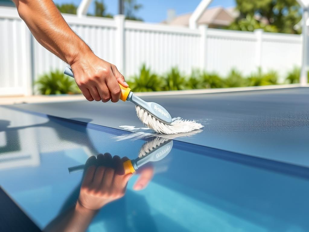 Czyszczenie i konserwacja zadaszenia basenu z poliwęglanu