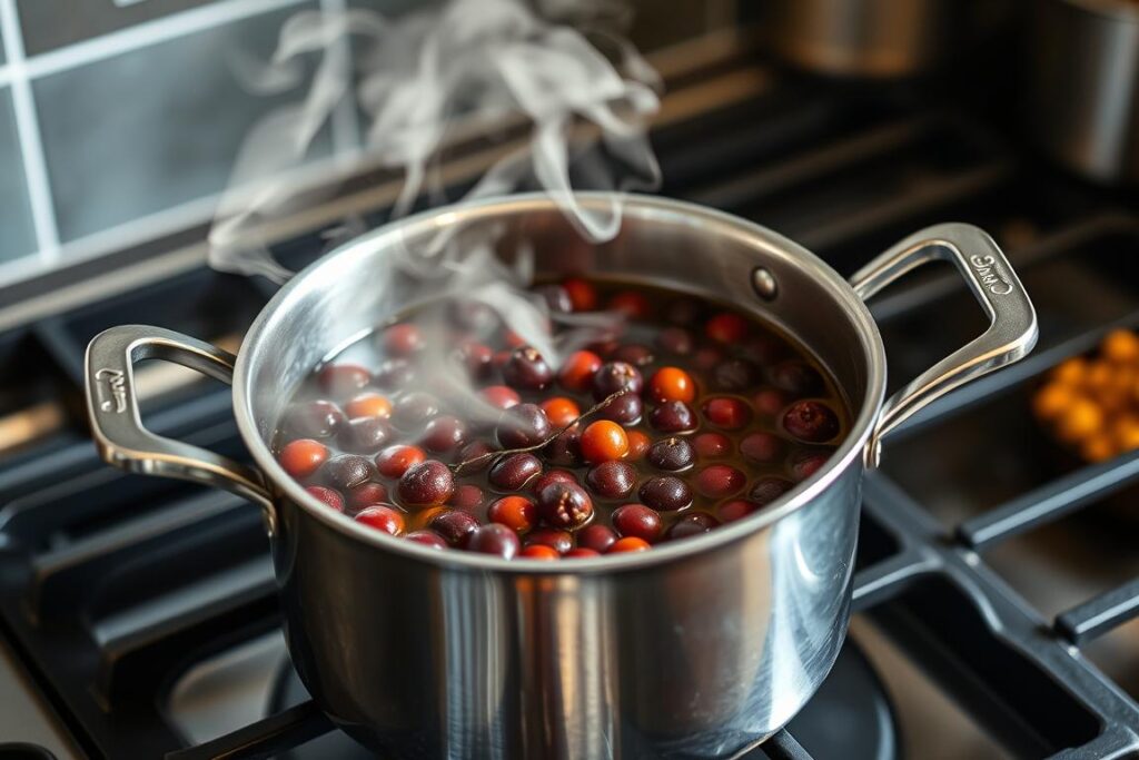 Ekstrakcja cieplna oleju z rokitnika w procesie gotowania