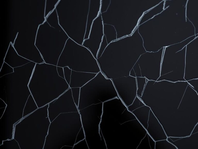 Głębokie rysy na plastikowej powierzchni