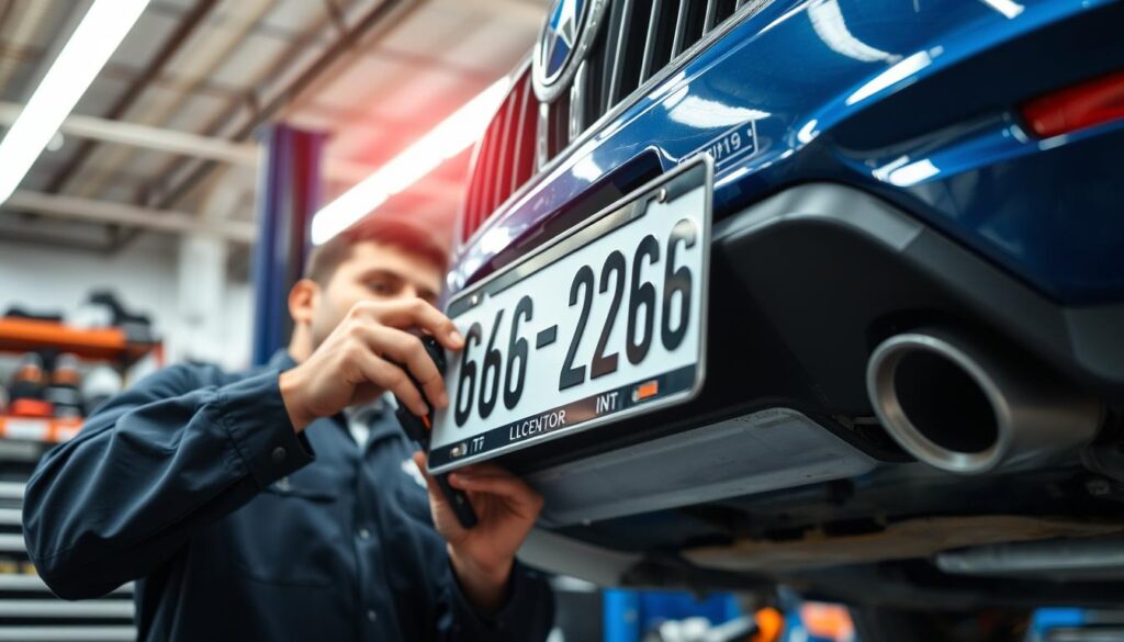 Profesjonalna naprawa tablicy rejestracyjnej w warsztacie Profesjonalna naprawa tablicy rejestracyjnej w warsztacie