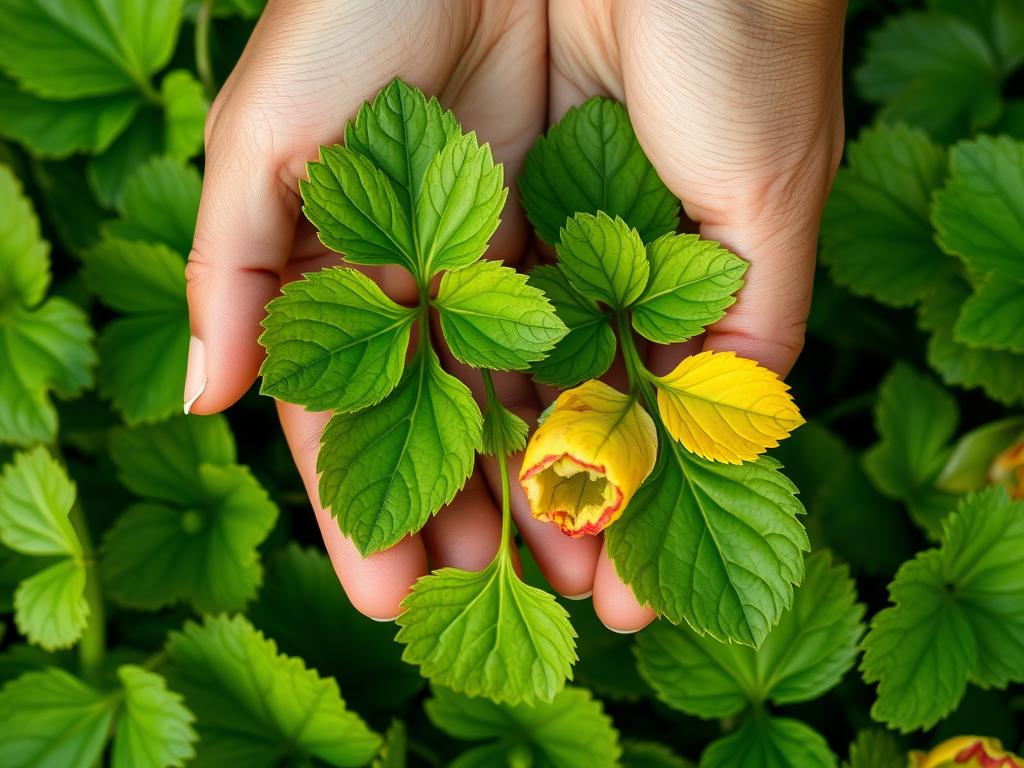 Wybór odpowiednich liści geranium do produkcji olejku