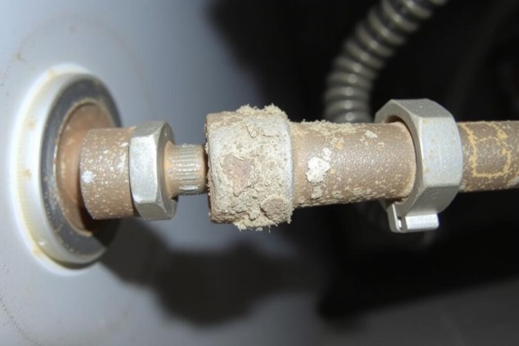 Zużyta anoda magnezowa z bojlera